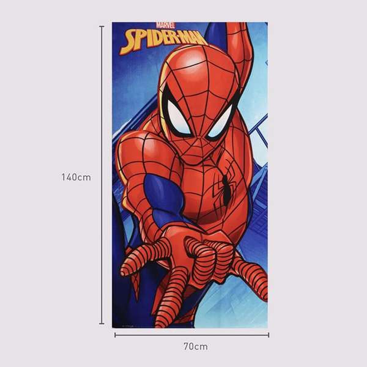 Beach Towel Spider-Man Blue 70 x 140 cm