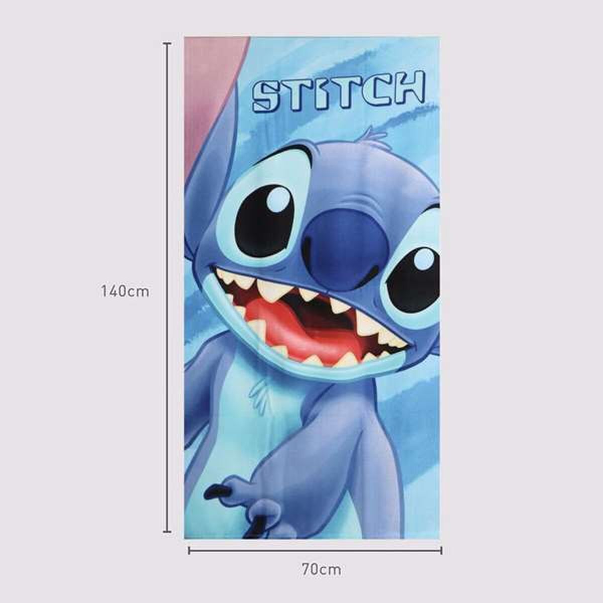 Beach Towel Stitch Blue 70 x 140 cm