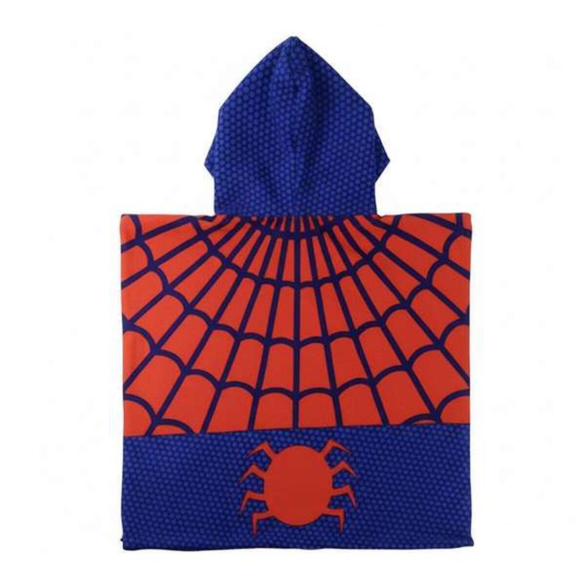 Poncho-Towel with Hood Spider-Man Red 55 x 77 cm