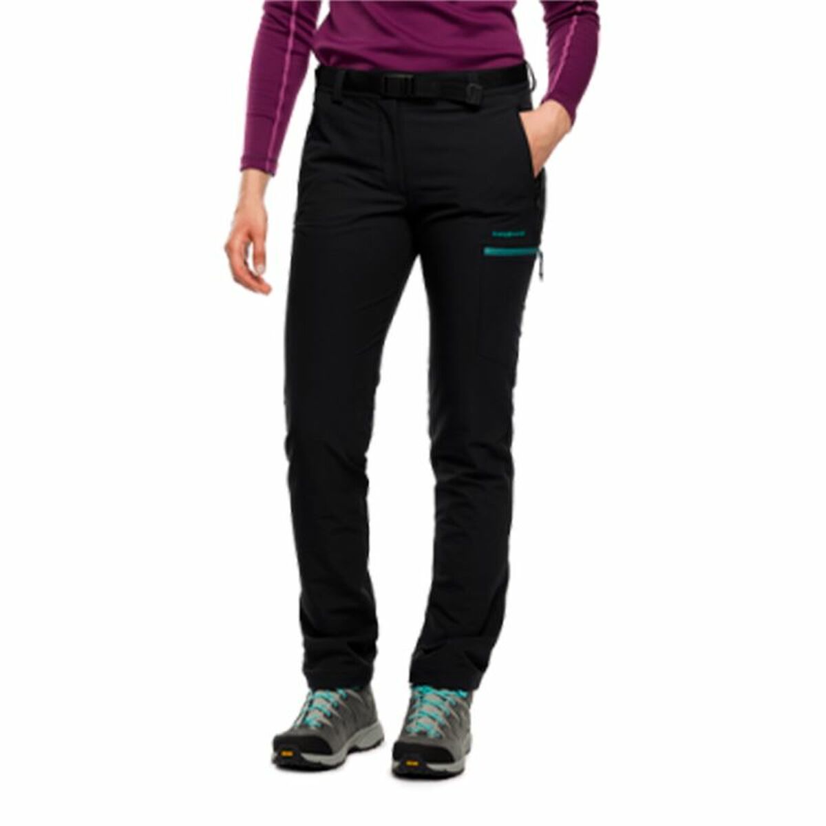 Image secondaire de Pantalon de sport long Trangoworld Vivier Noir Femme