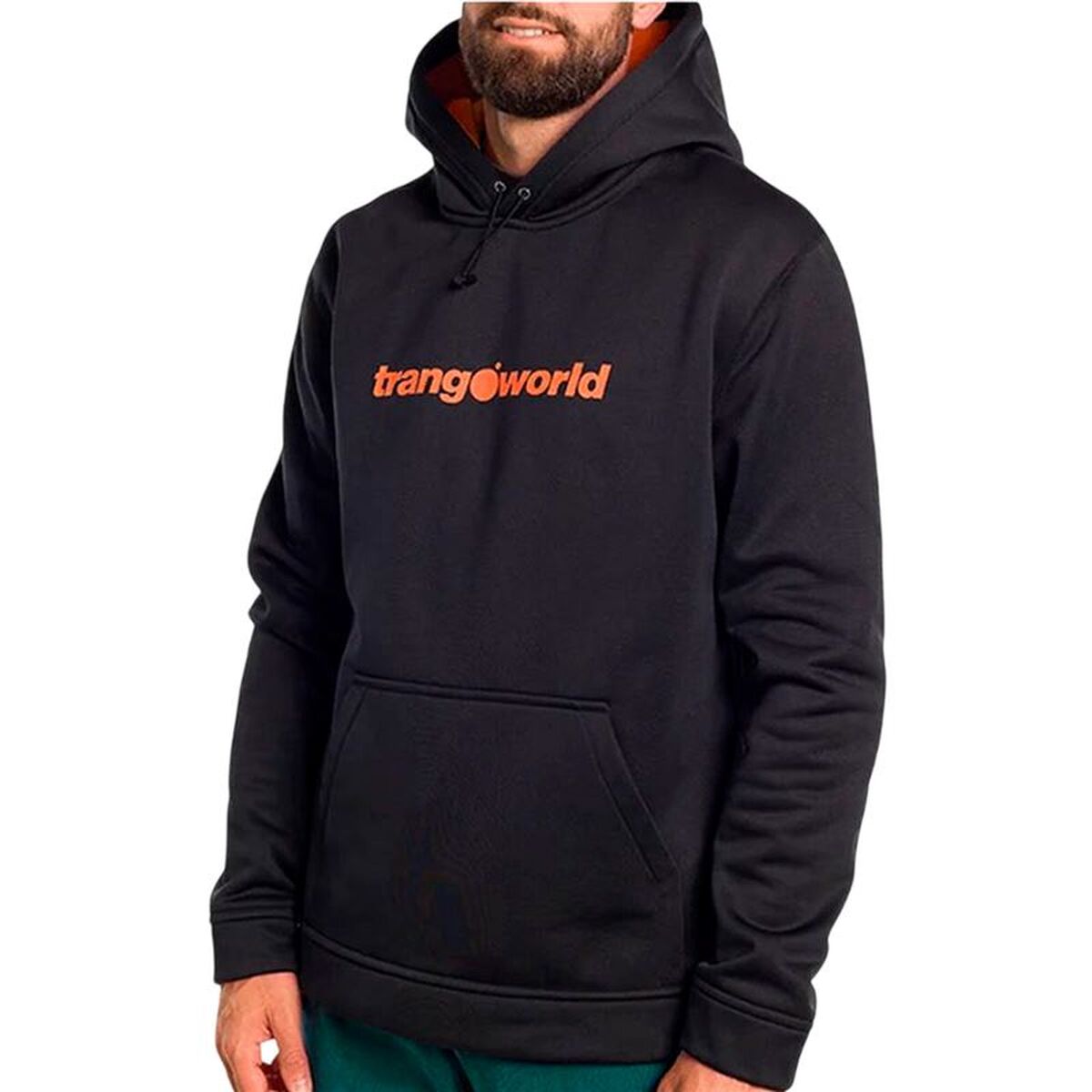 Herenhoodie Trangoworld Login V02 Zwart