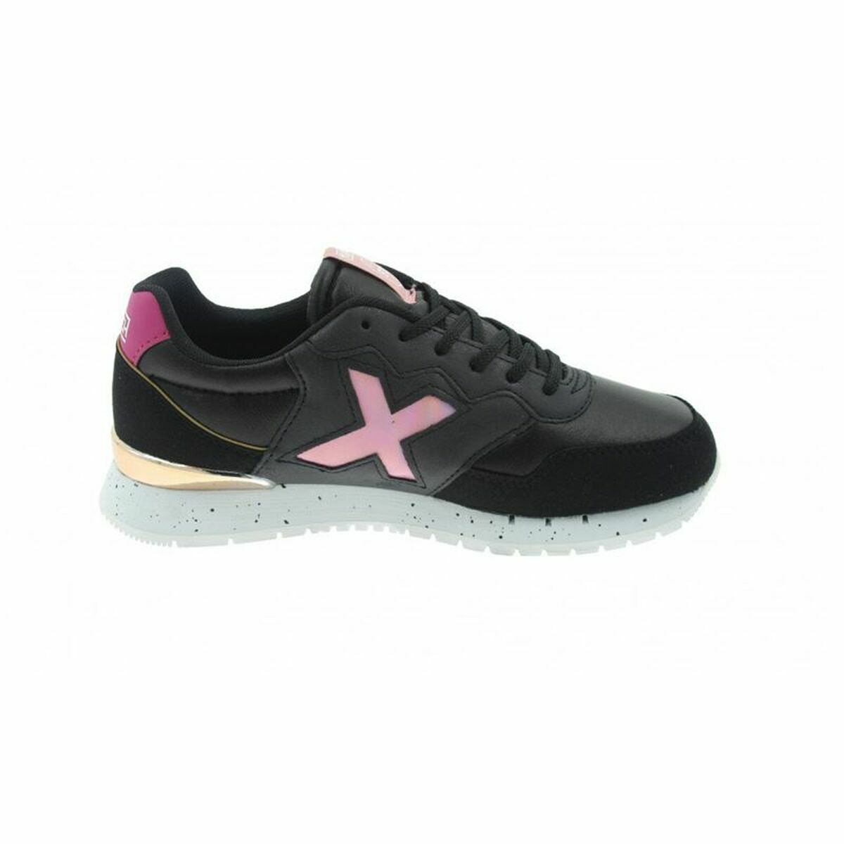 Dames casual sneakers Munich Dash 152 Zwart