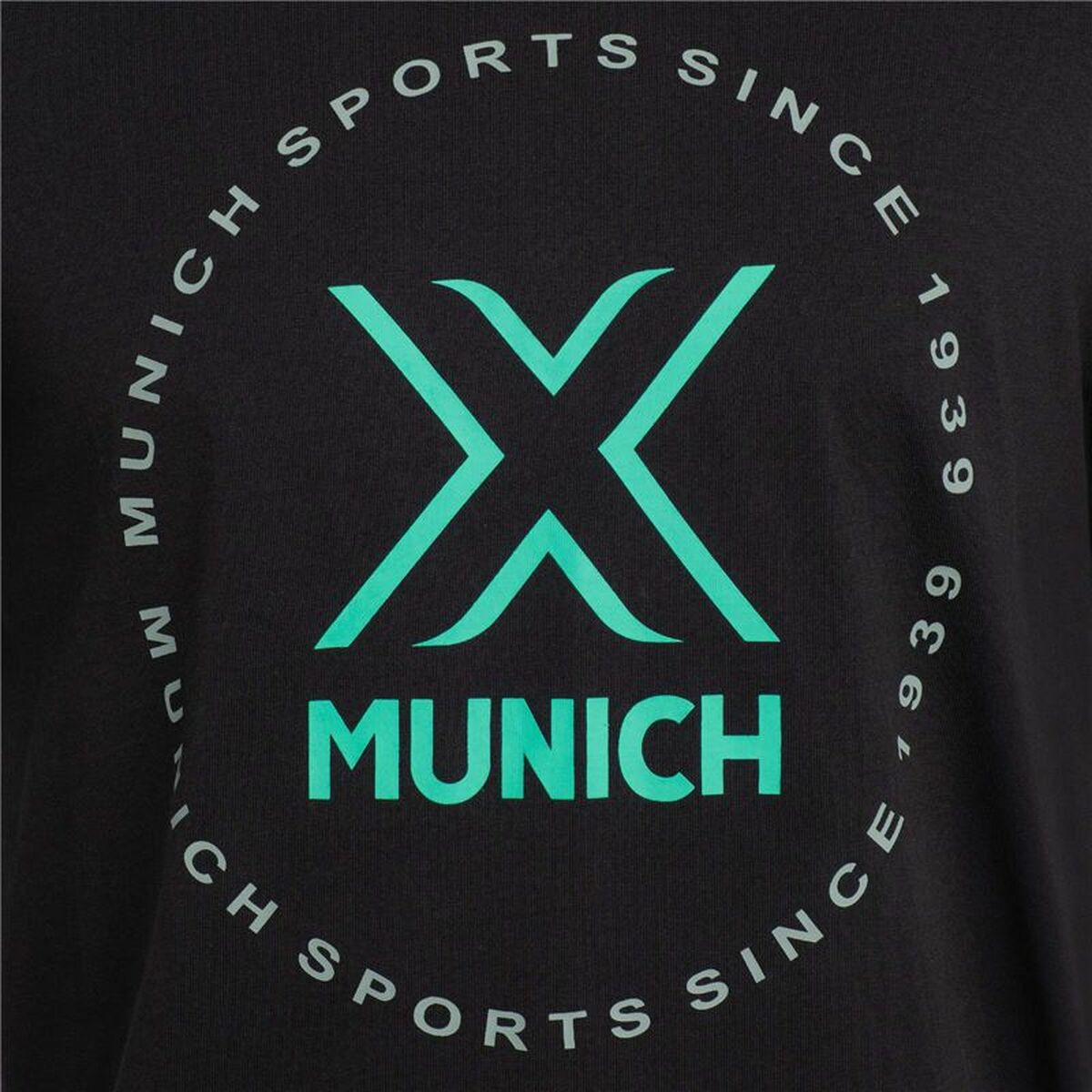 Sport T-shirt Korte Mouwen Munich Zwart