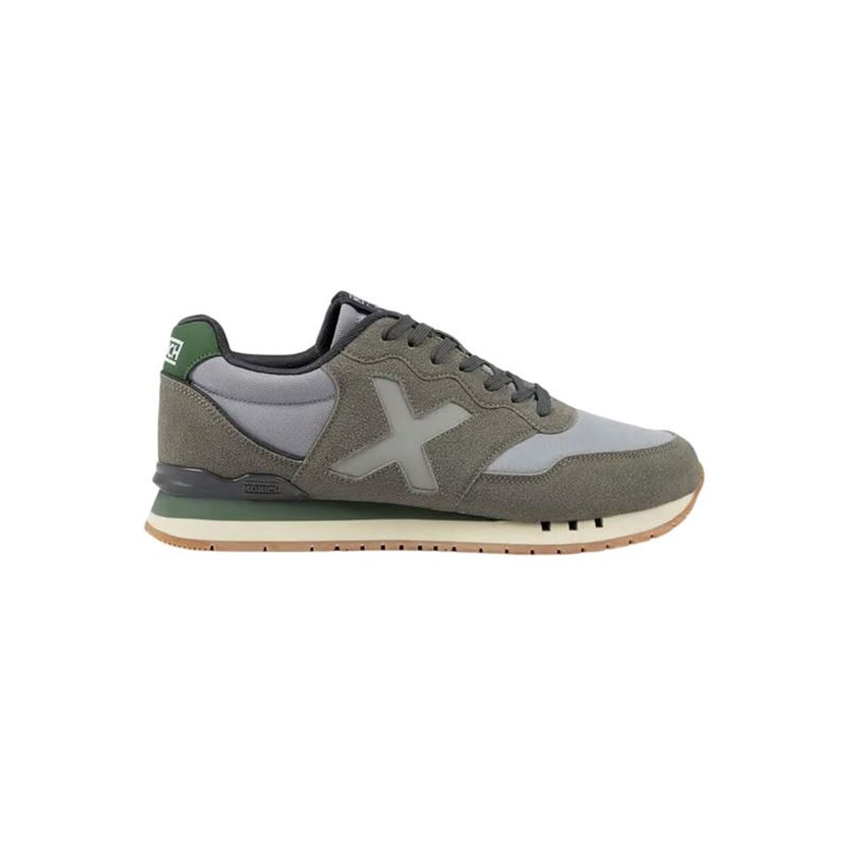 Casual Herensneakers Munich Dash 262 Grijs Olijf