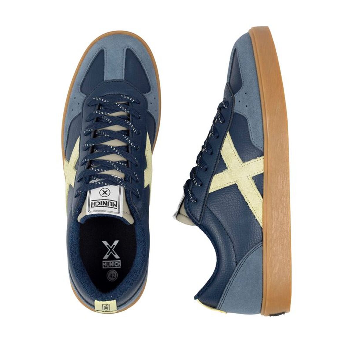Casual Herensneakers Munich Break 46 Blauw