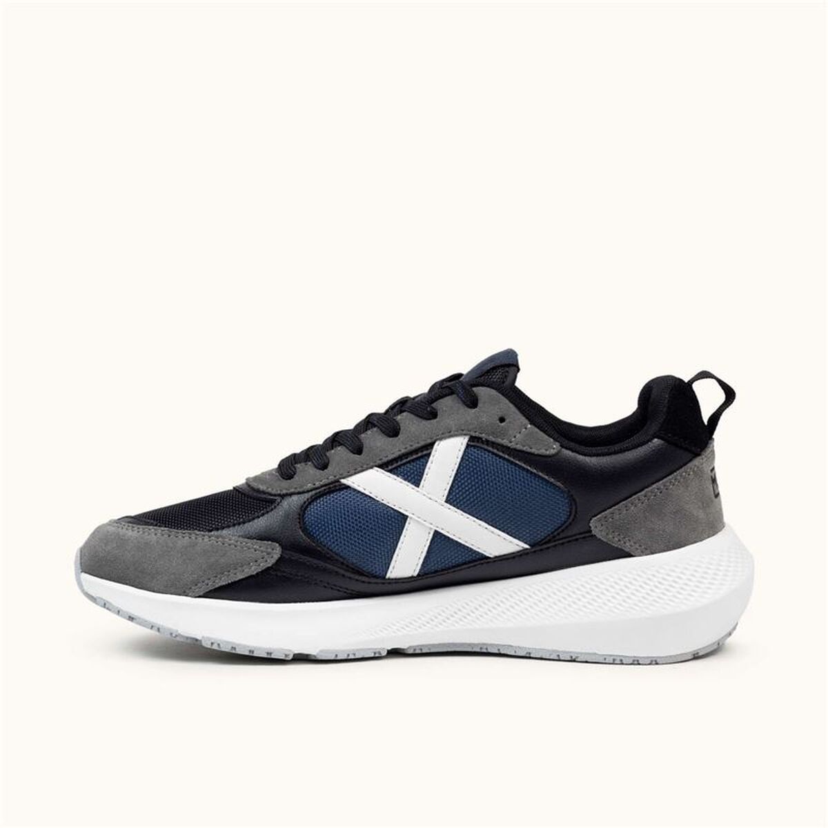 Casual Herensneakers Munich Loop 03 Zwart