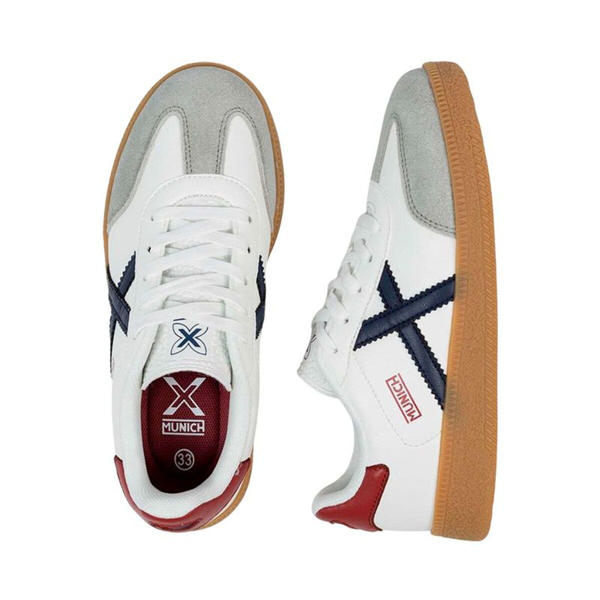 Sportschoenen voor Kinderen Munich Mini Barru 10 Wit