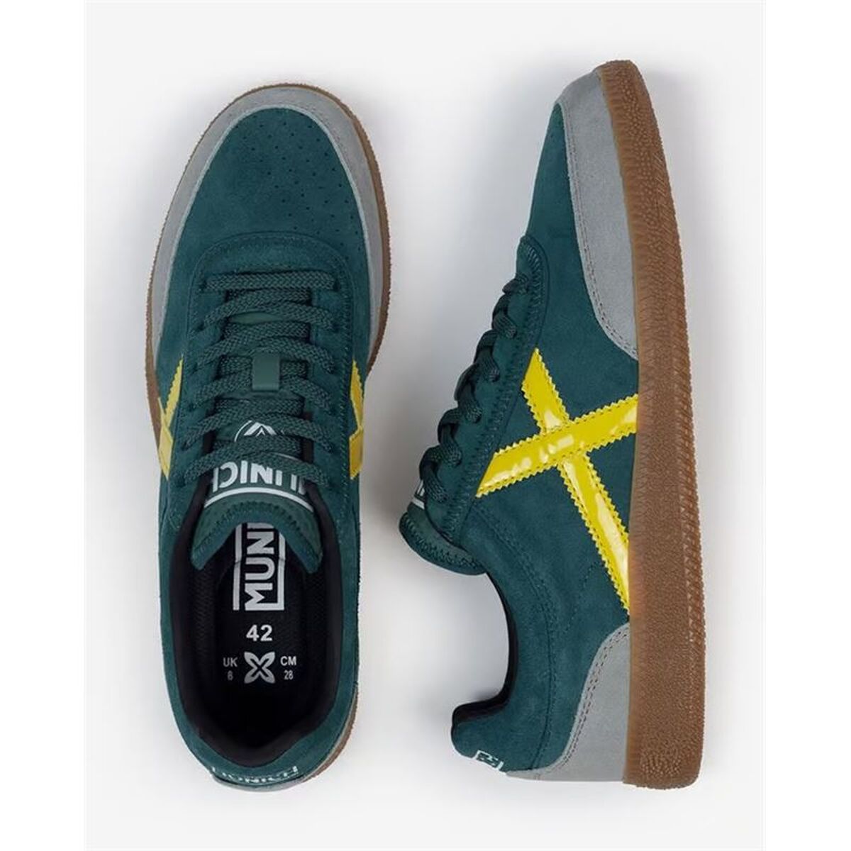 Casual Herensneakers Munich Rumba 17 Olijf