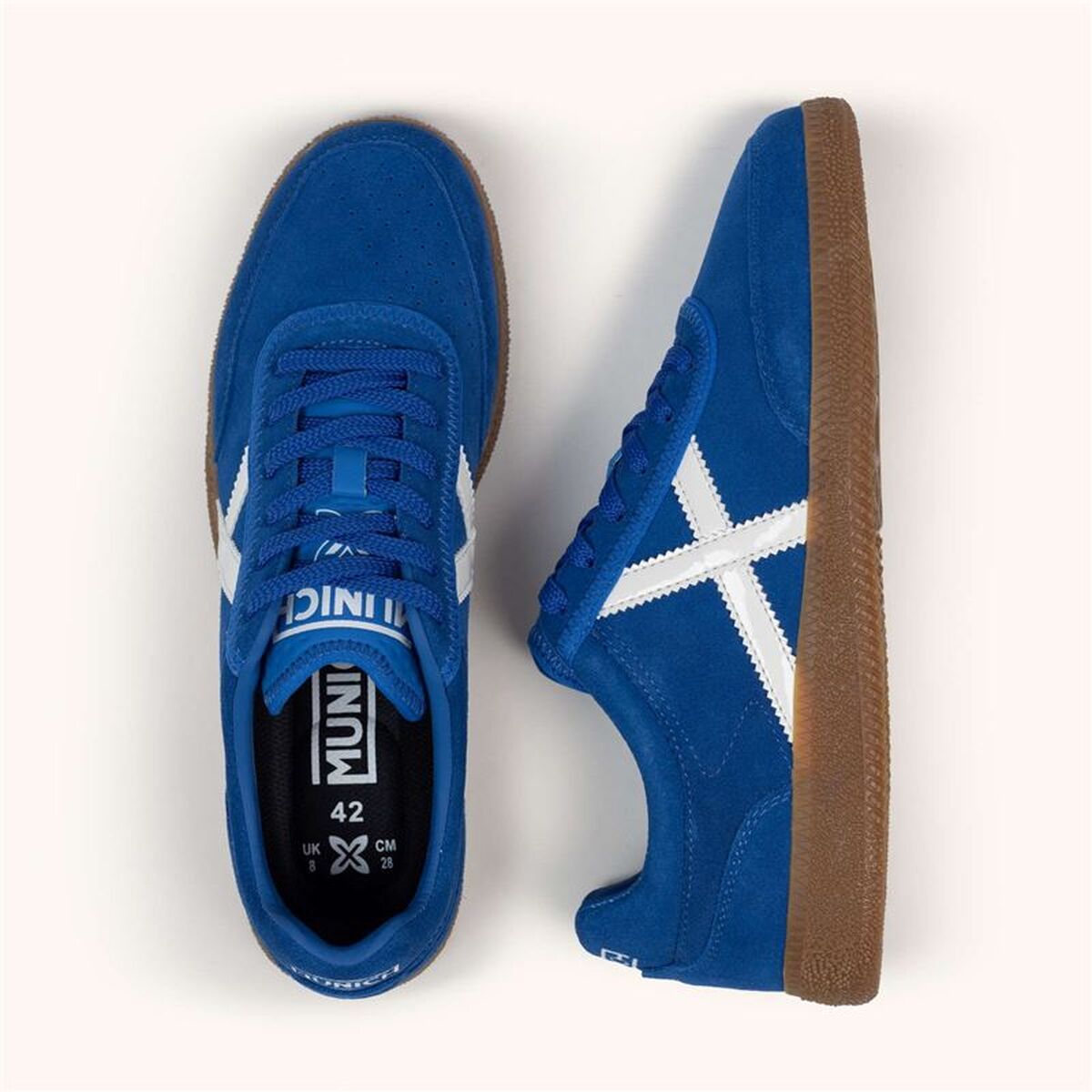 Casual Herensneakers Munich Rumba 18 Blauw