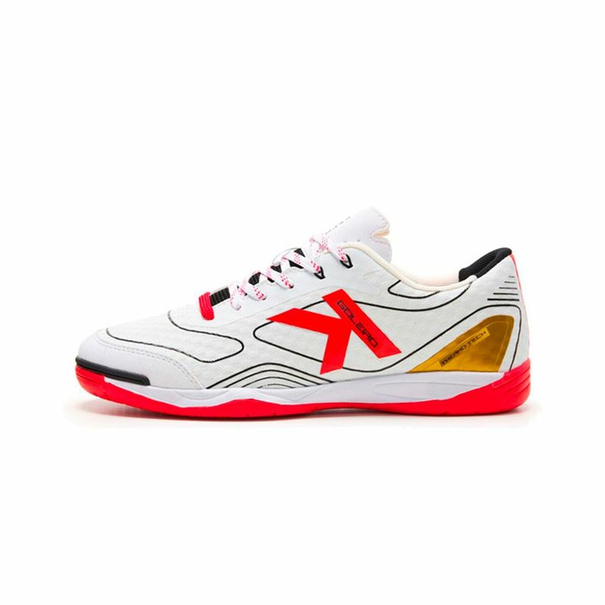 Image secondaire de Chaussures de Sport pour Homme Kelme Goleiro Blanc Rouge