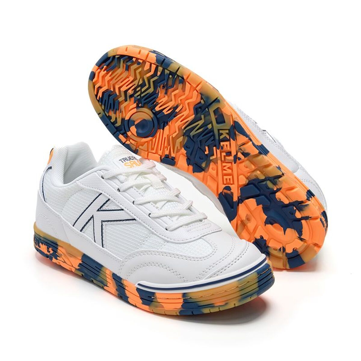 Kinder Zaalvoetbalschoenen Kelme Trueno Lace Wit