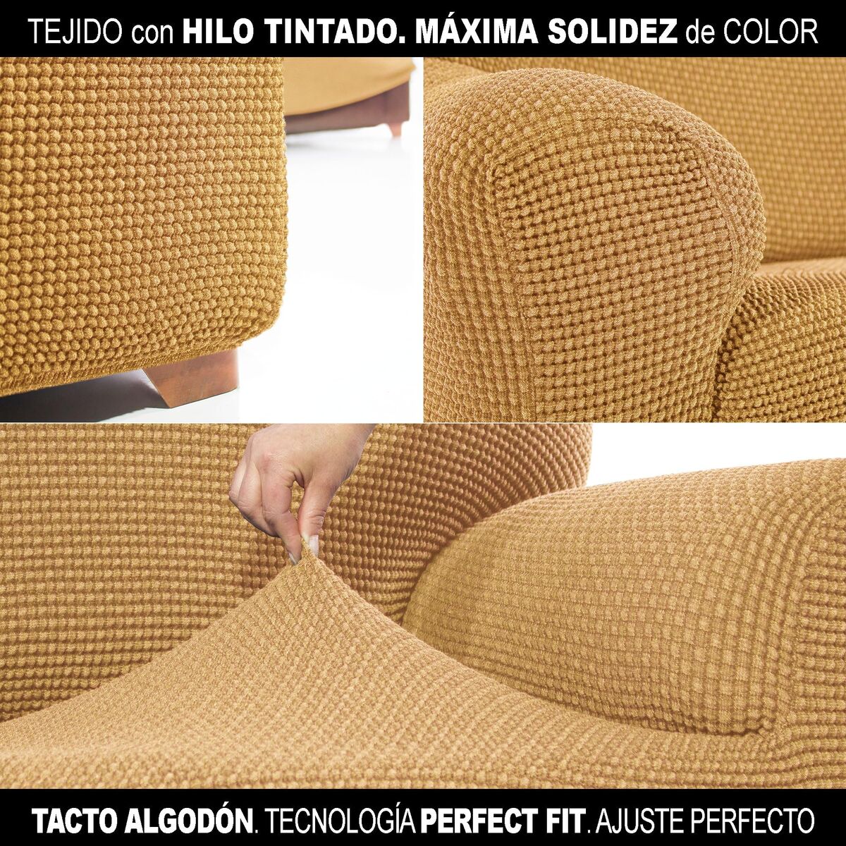 Sofabezug Sofaskins NIAGARA Gelb (Restauriert A) - Thumbnail 5