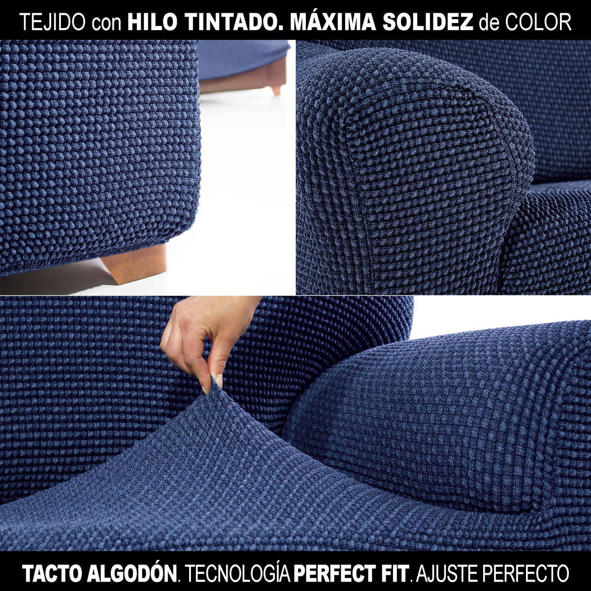 Sofabezug Sofaskins NIAGARA Marineblau (Restauriert A) - Thumbnail 7
