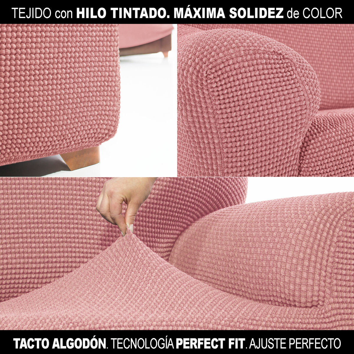 Hoes voor chaise longue met korte linkerarm Sofaskins NIAGARA 210 - 340 cm