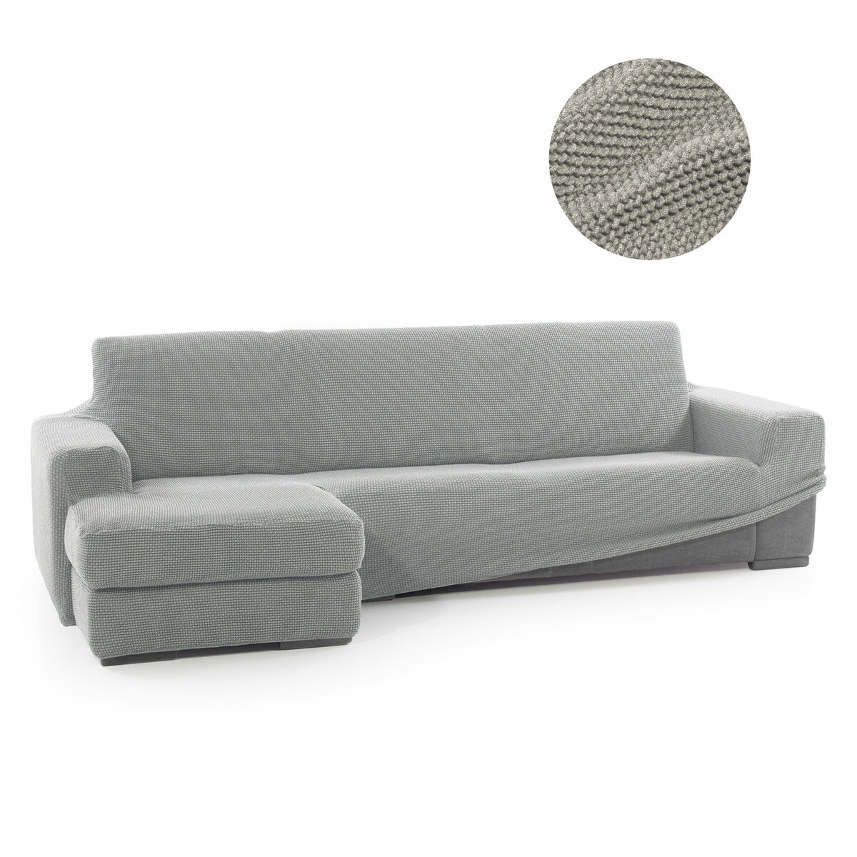 Hoes voor chaise longue met korte armleuning links Sofaskins NIAGARA Grijs (Refurbished A)