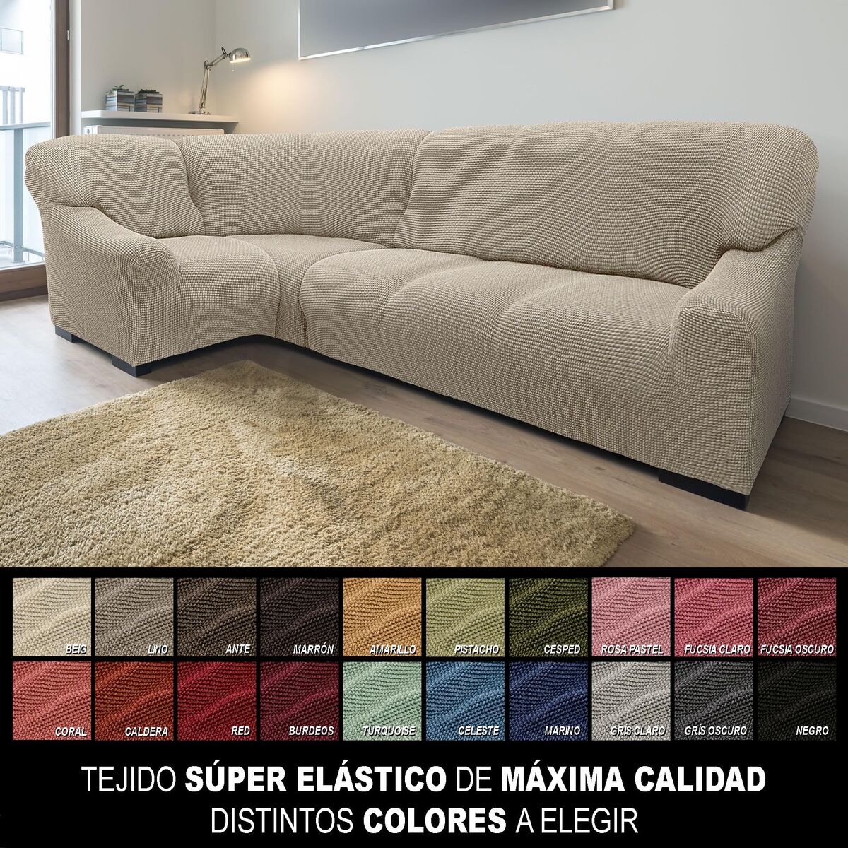 Sofabezug Sofaskins NIAGARA Beige (Restauriert A) - Thumbnail 5