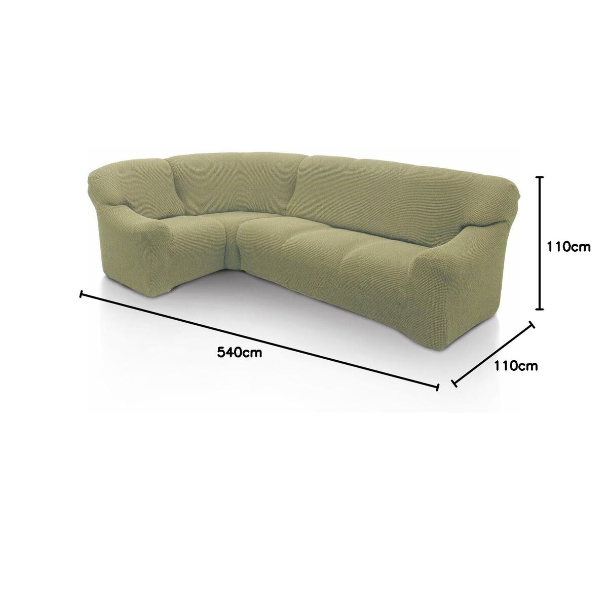 Sofabezug Sofaskins NIAGARA Pistazienfarben (Restauriert C) - Thumbnail 6