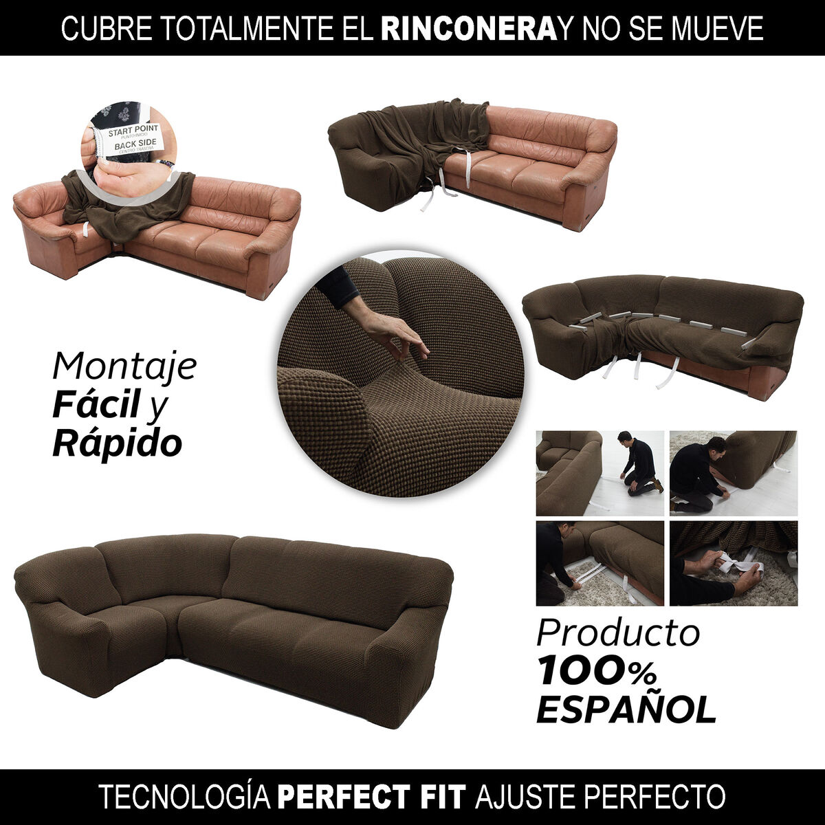 Sofabezug Sofaskins NIAGARA Gelb (Restauriert A) - Thumbnail 3