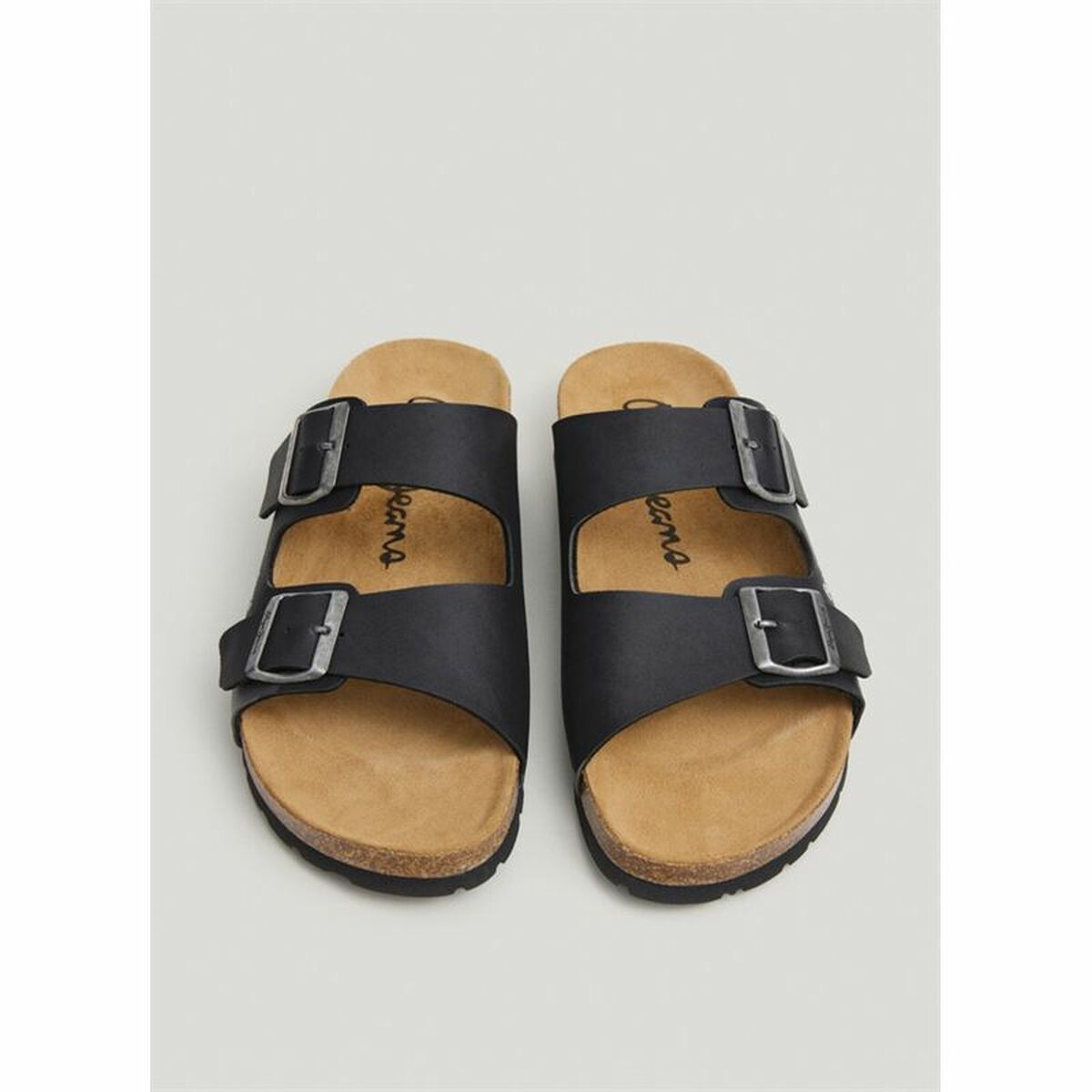 Image secondaire de Tongs pour Homme Pepe Jeans Bio Double Velour Noir