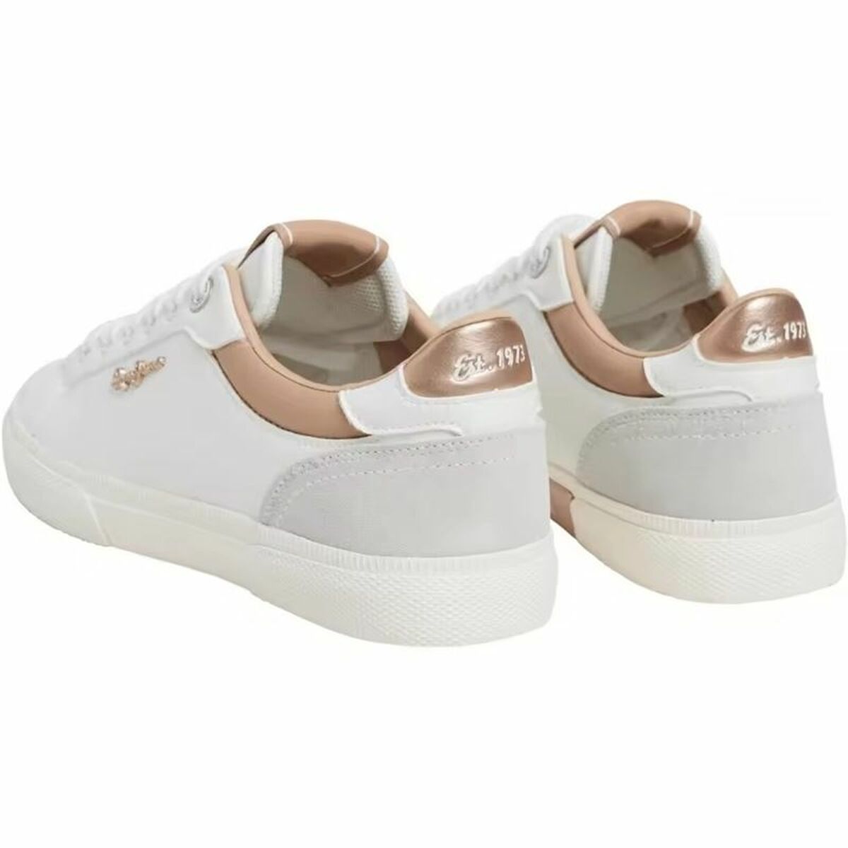 Sports Trainers for Women Pepe Jeans Kenton Court Golden