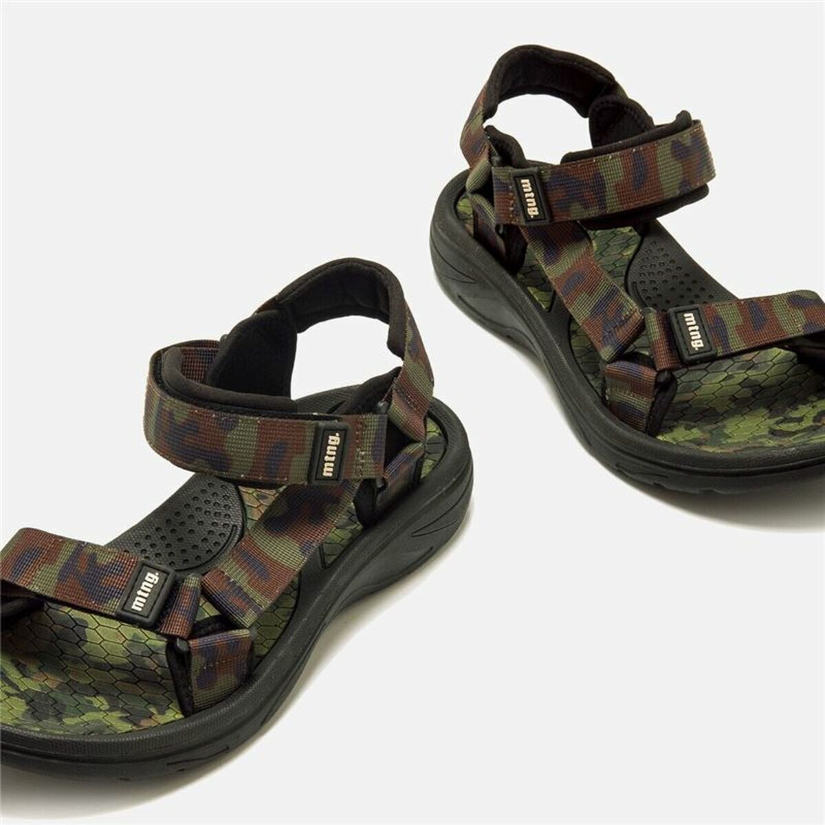 Heren Slippers Mustang 2025 V Attitude Olijf