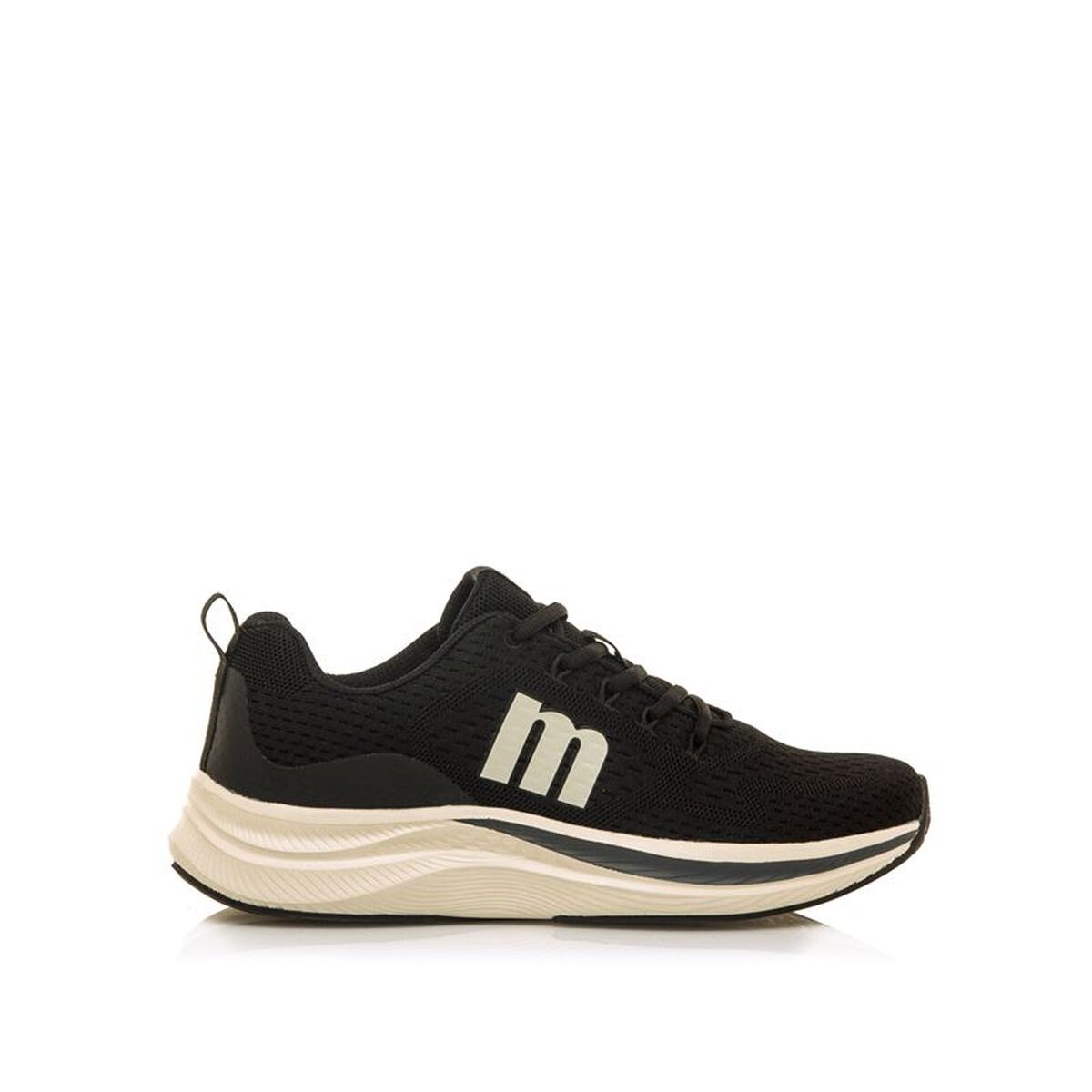 Casual Herensneakers Mustang Somo Zwart