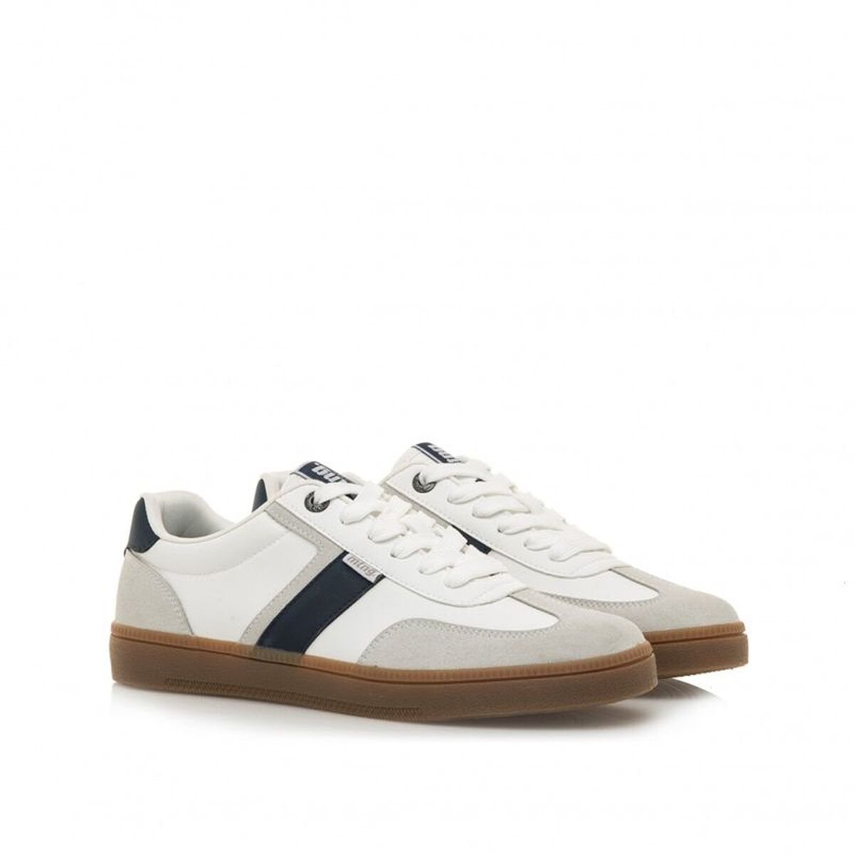 Casual Herensneakers Mustang Goal Wit