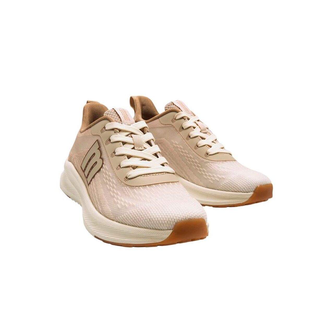 Dames casual sneakers Mustang Somo Beige