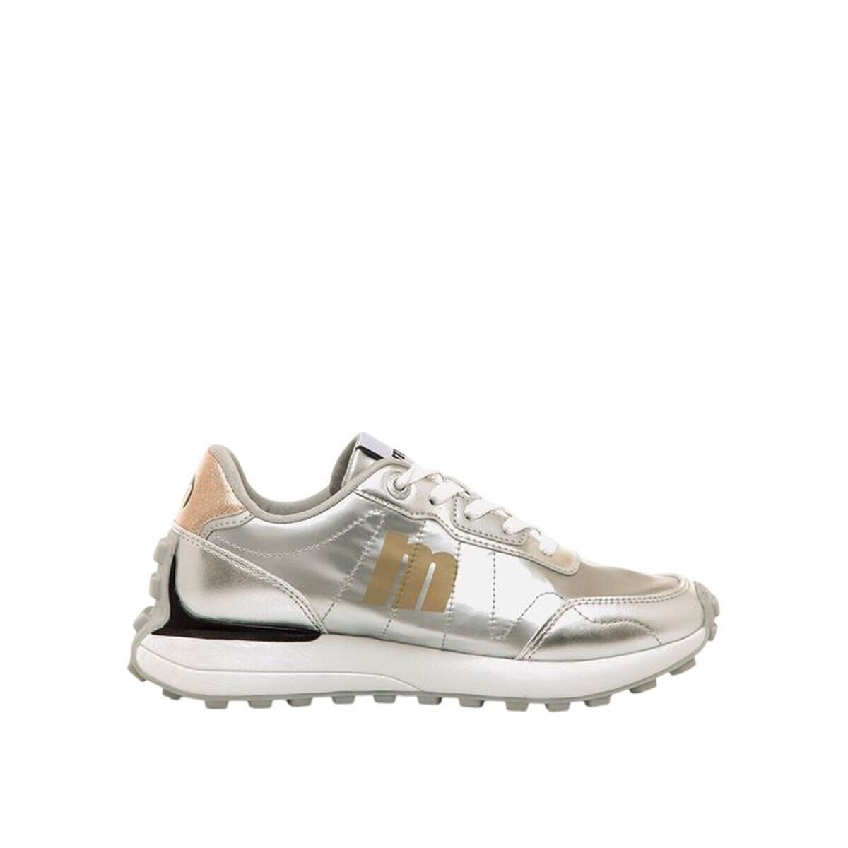 Dames casual sneakers Mustang Zinc Grijs