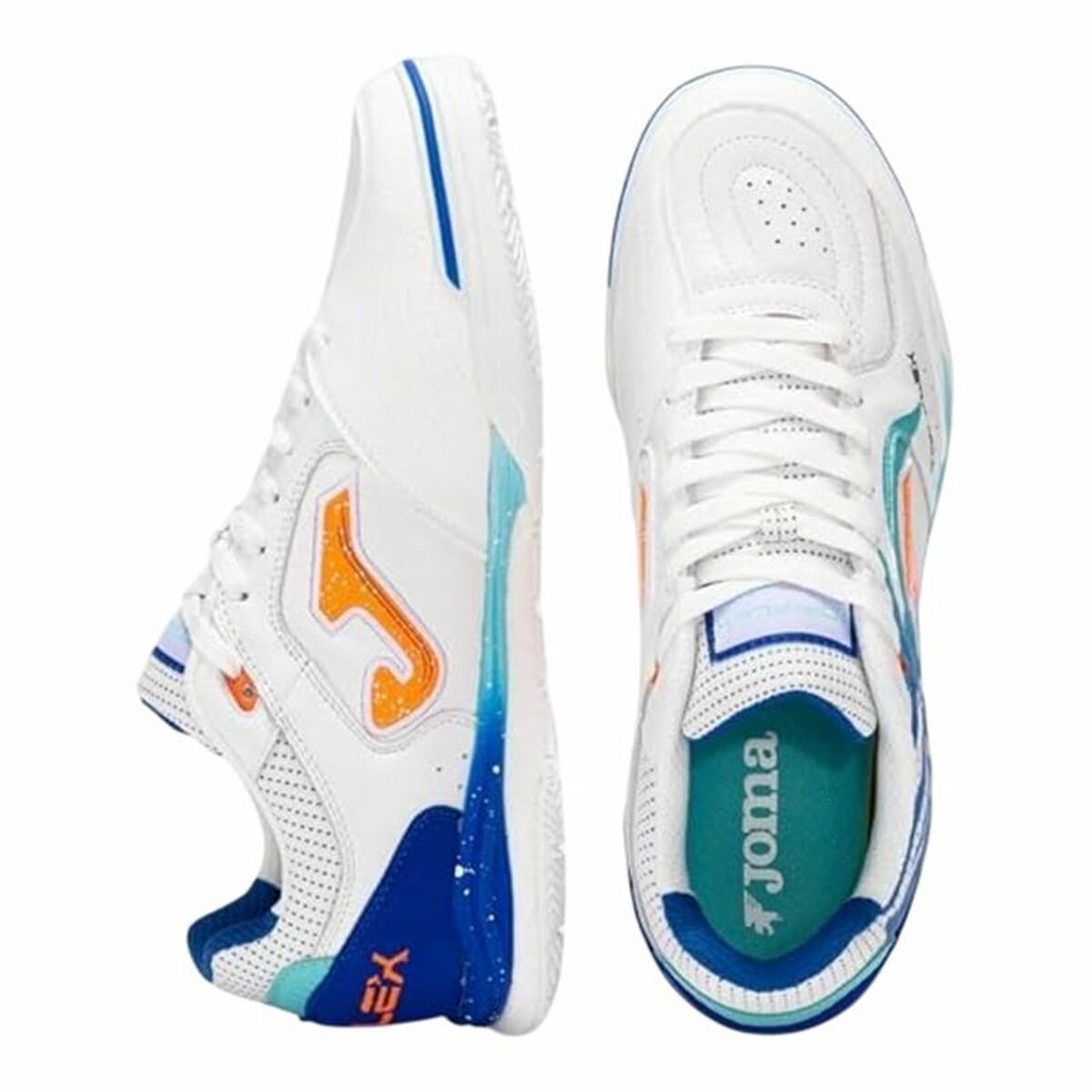 Image secondaire de Chaussures de Futsal pour Enfants Joma Sport Top Flex 2576 Blanc