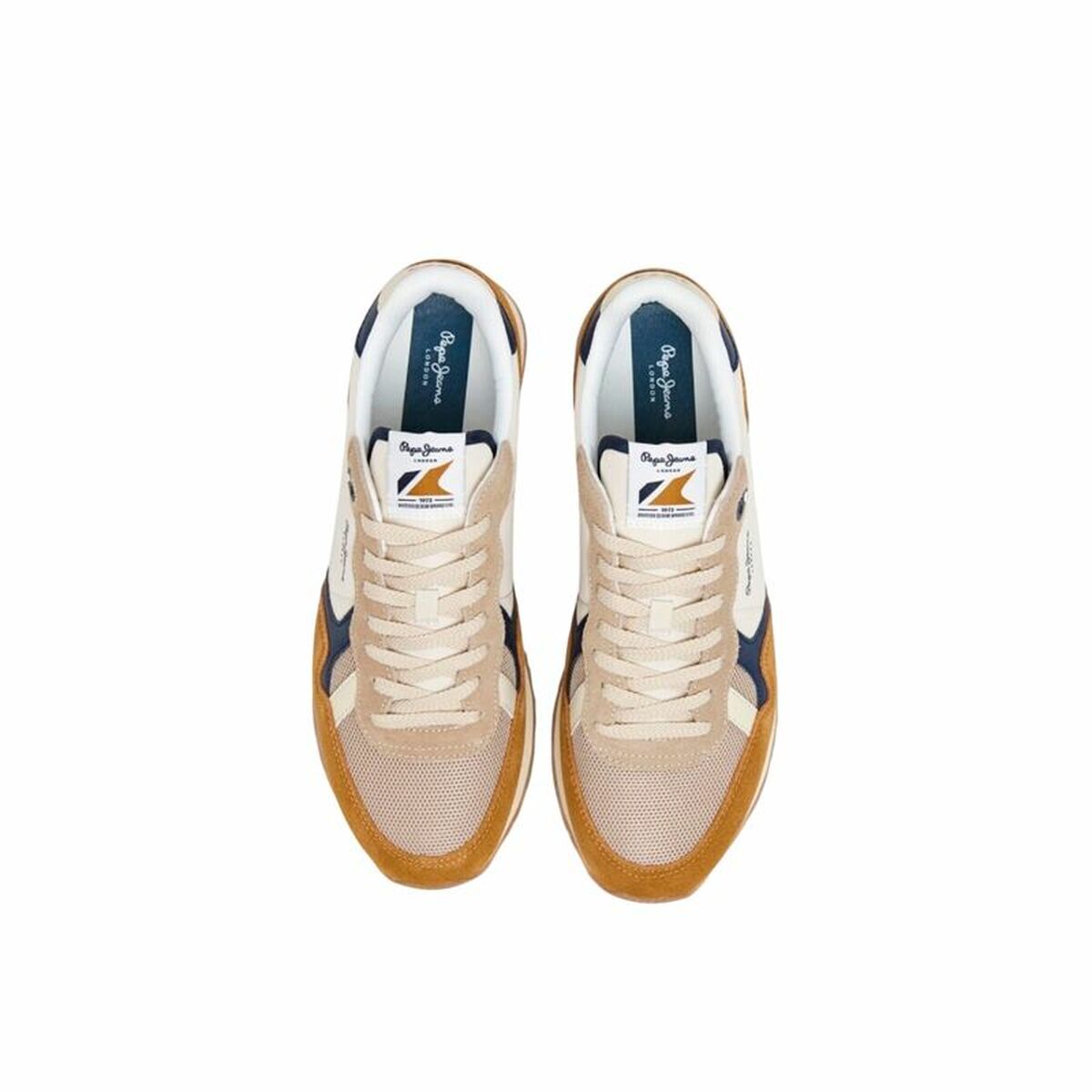 Image secondaire de Chaussures de Sport pour Homme Pepe Jeans Brit Camp Marron Clair
