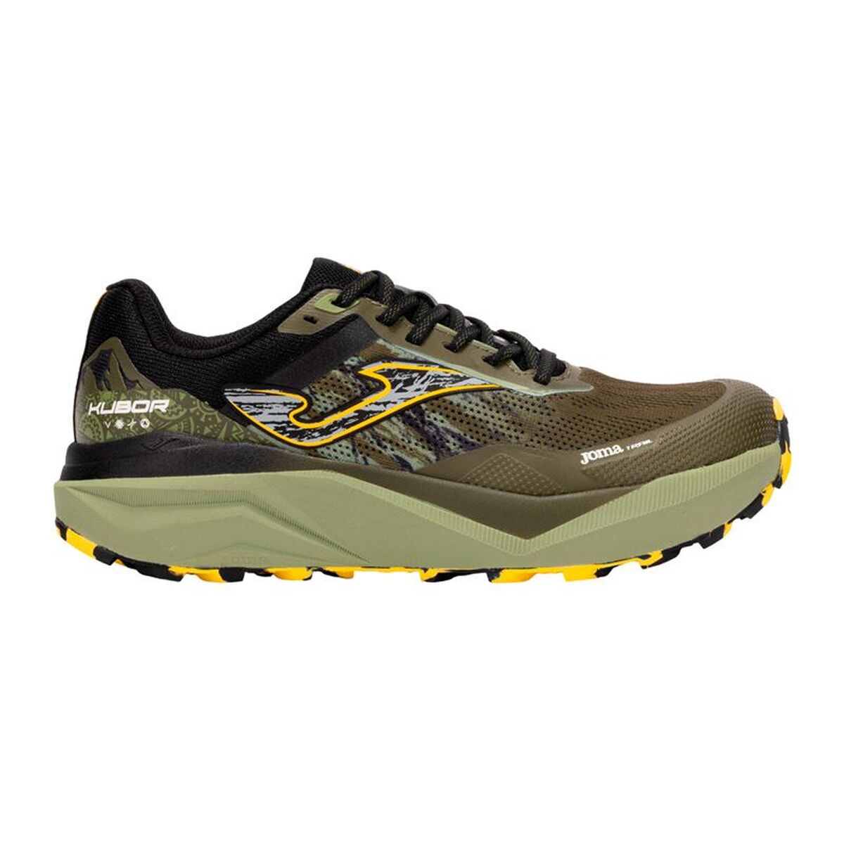 Heren trail hardloopschoenen (berglopen) Joma Sport Kubor 2527 Olijf