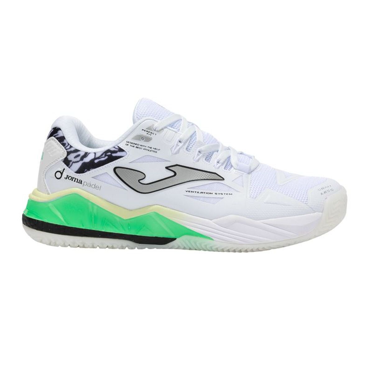 Adult’s Padel Trainers Joma Sport Spin 2502 White Adult’s Padel Trainers Joma Sport Spin 2502 White