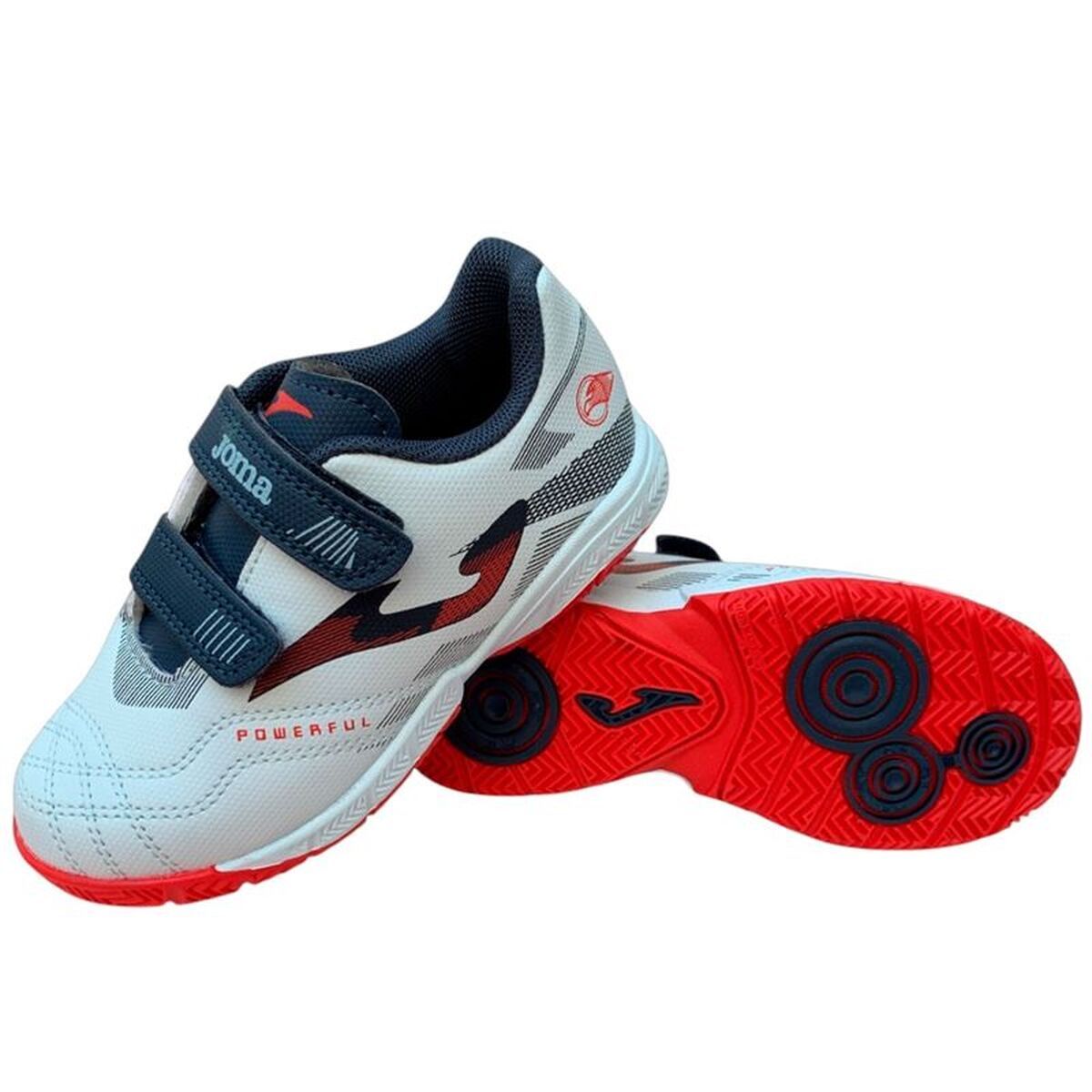 Kinder Zaalvoetbalschoenen Joma Sport Powerful 2505 Wit