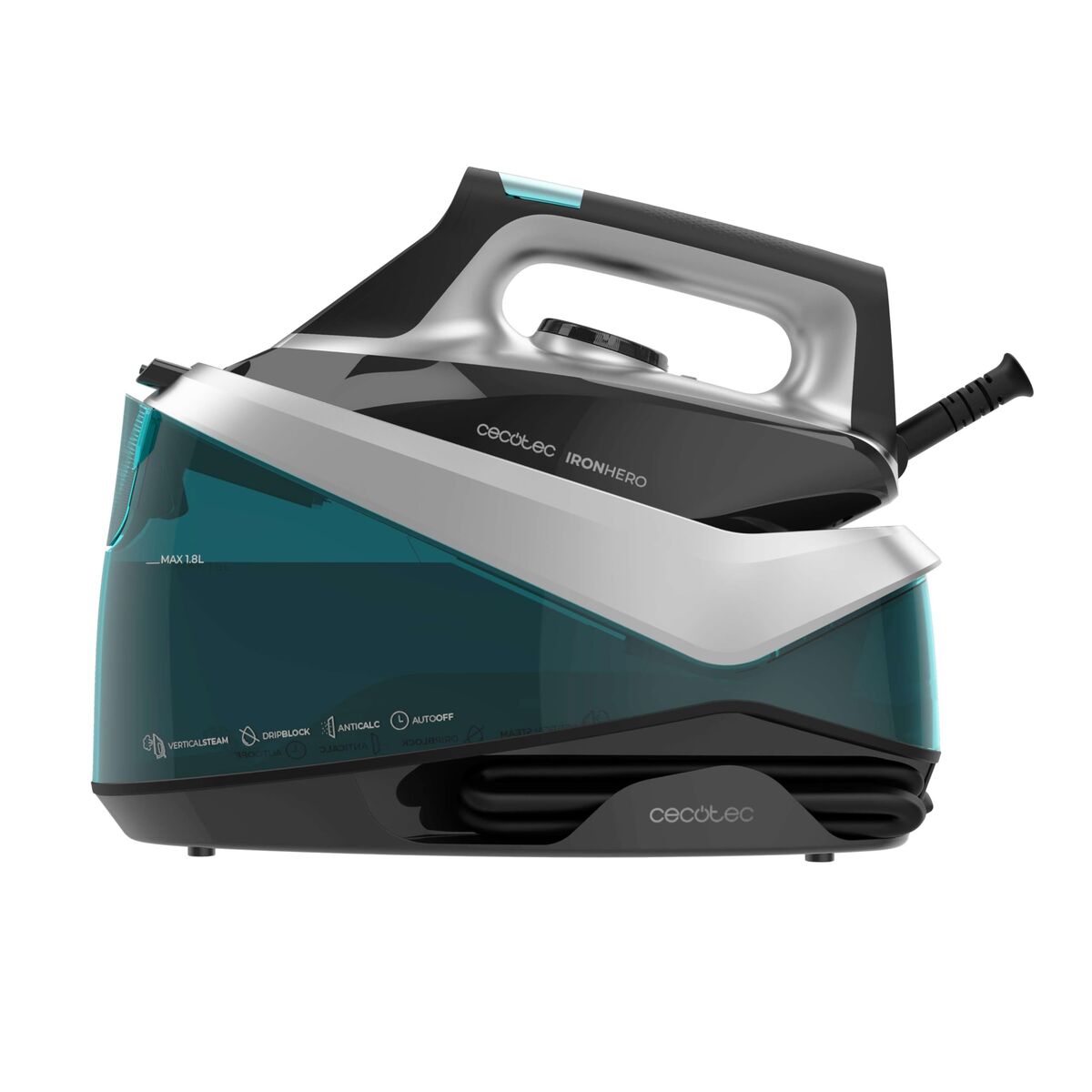 Cecotec Centro de Planchado IronHero H-2800 2800W 6 BAR 1,5L Cerámica Autoapagado