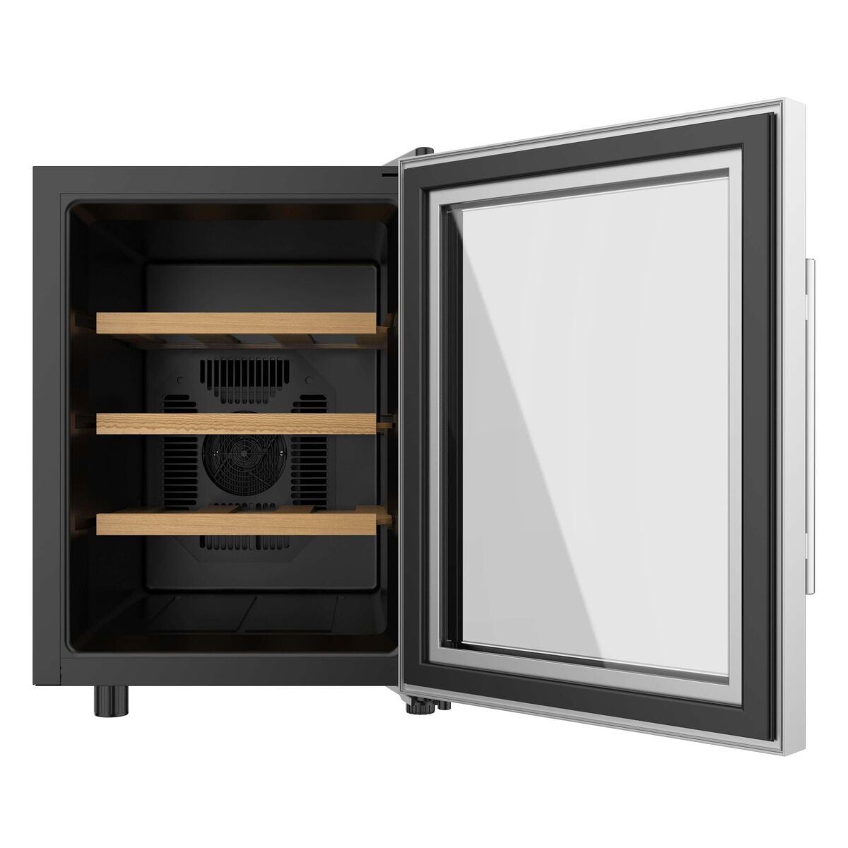 Cecotec Vinoteca 12 botellas GrandSommelier 1255 acero inox, termoelectrica, clase E, LED