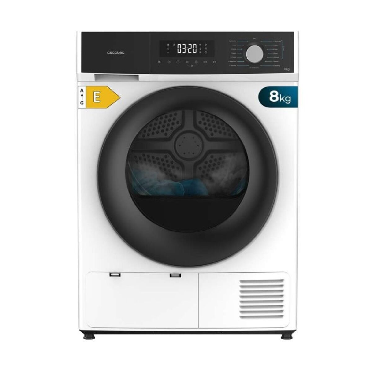 Secadora con bomba de calor Cecotec Dresscode Dry 8330 8 kg