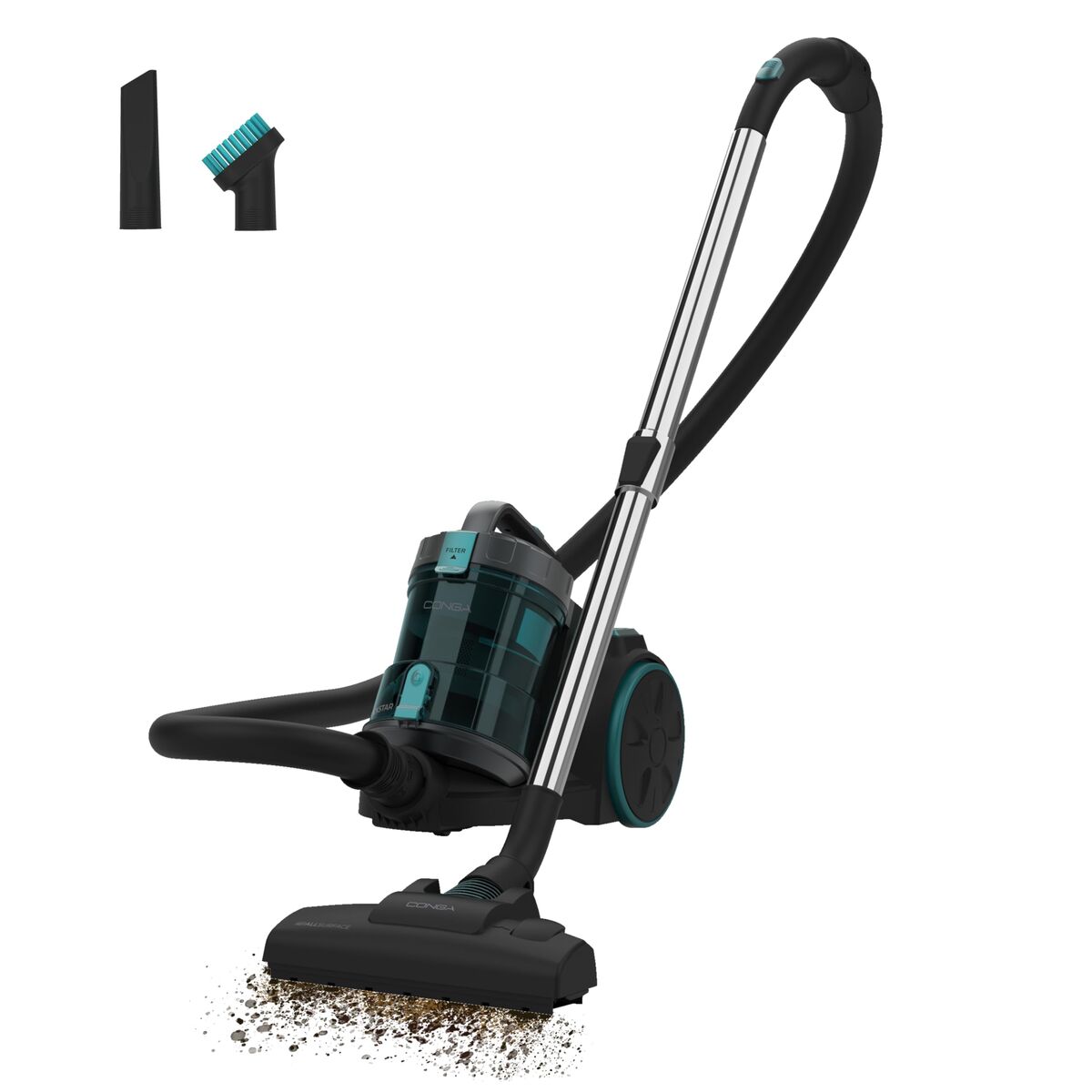 Aspirador Cecotec Rockstar Cyclonic XL 890 W Negro