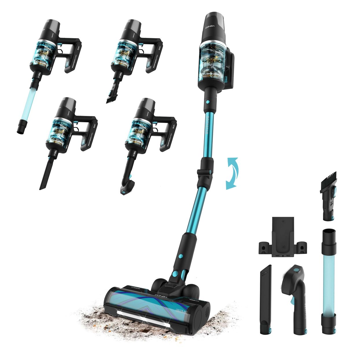 Aspirazione, pulizia e cura di pavimenti e finestre