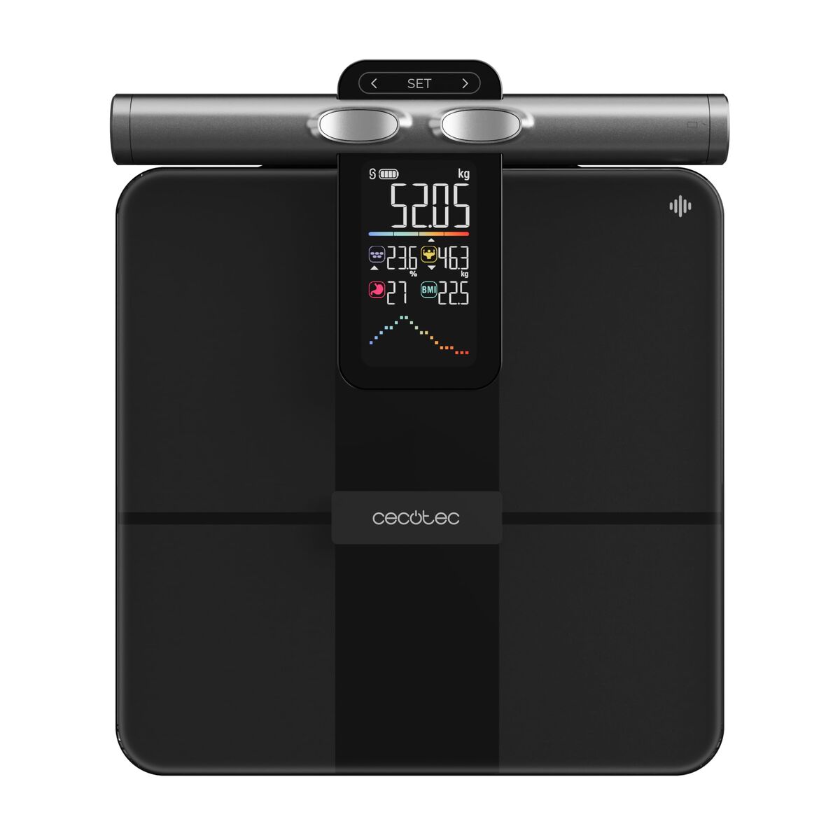 Báscula Digital de Baño Cecotec Surface Precision HealthySmart Pro Vidrio templado 180 kg