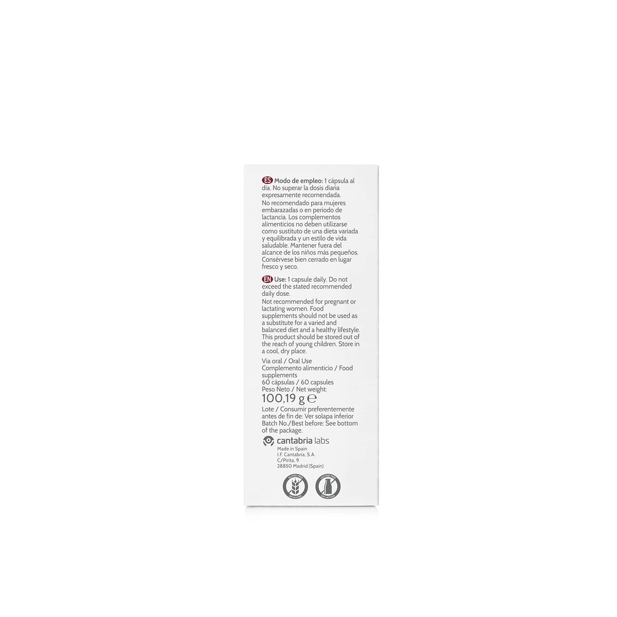 Haaruitval Voedingssupplement Iraltone Aga Plus