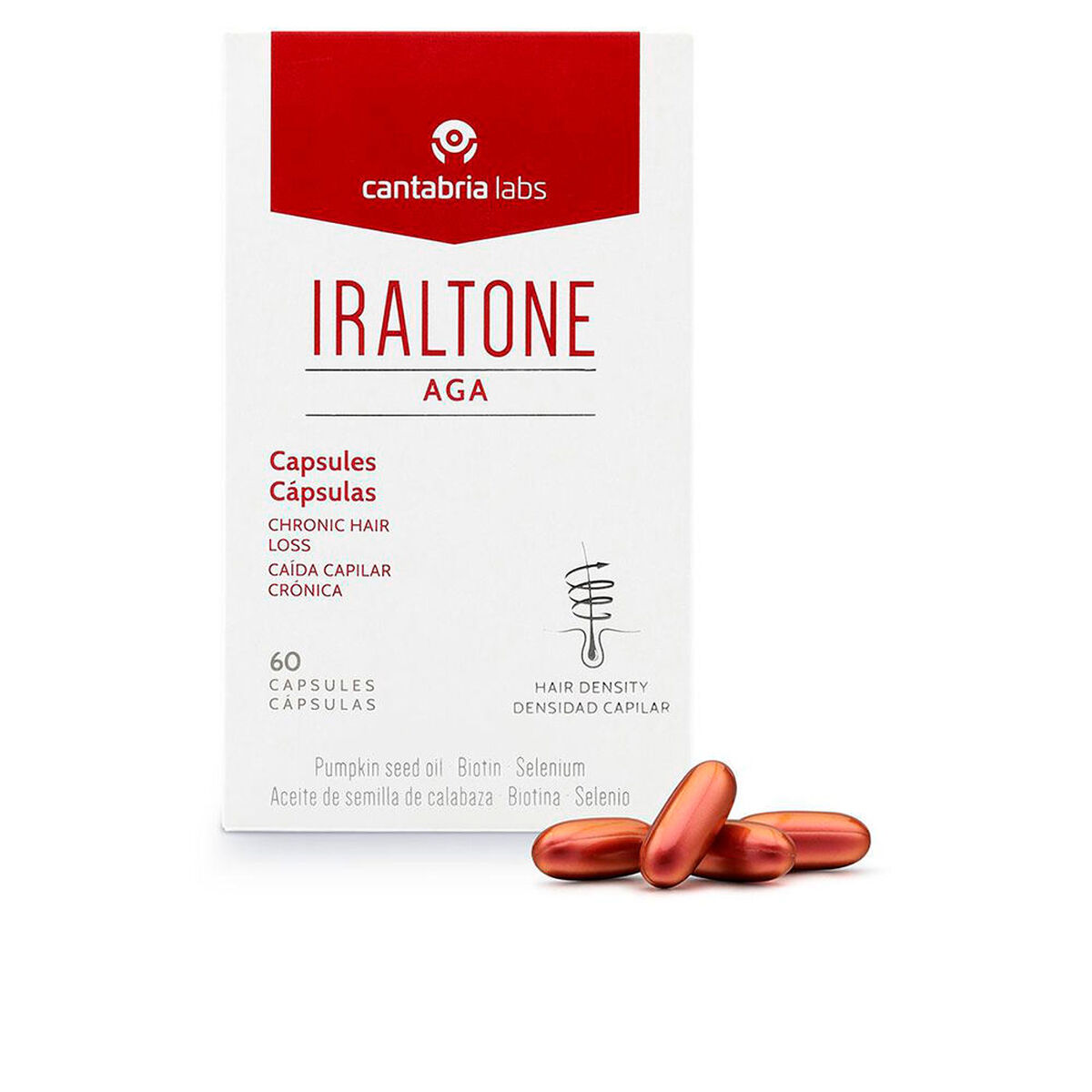 Haaruitval Voedingssupplement Iraltone Aga Plus