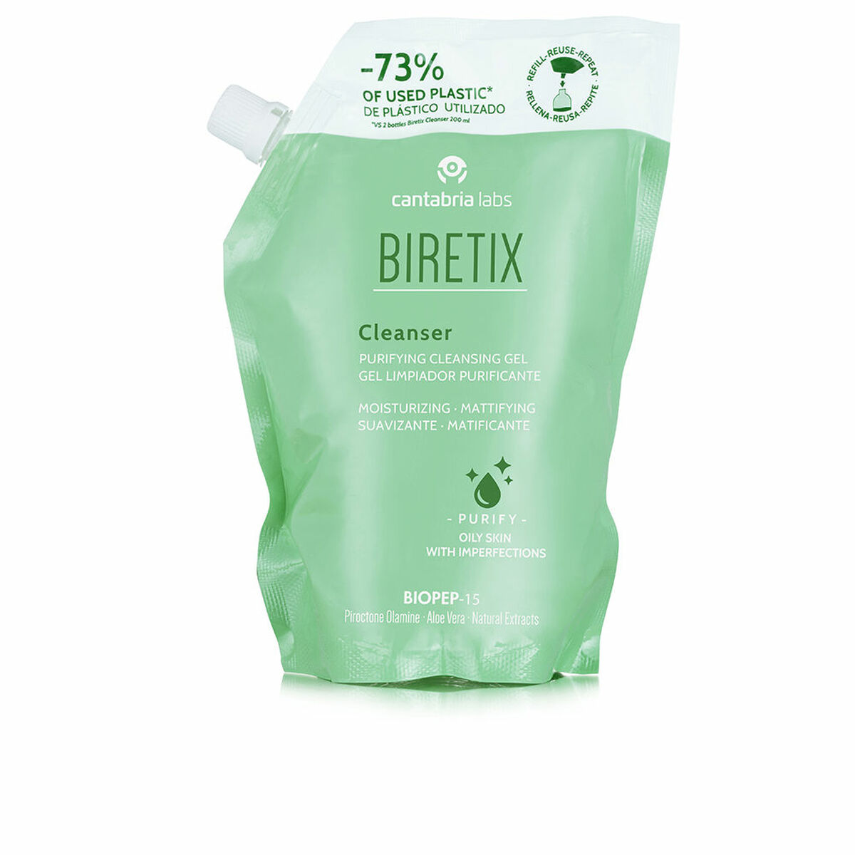 Gezichtsreinigingsgel BIRETIX BIRETIX CLEANSER 400 ml