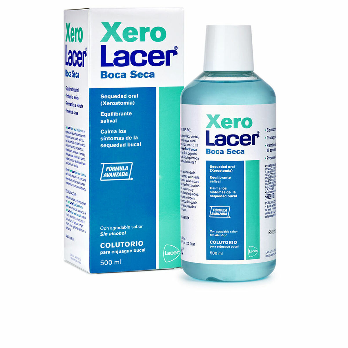 Bain de Bouche Lacer Xero Boca Seca (500 ml) (Parapharmacie)