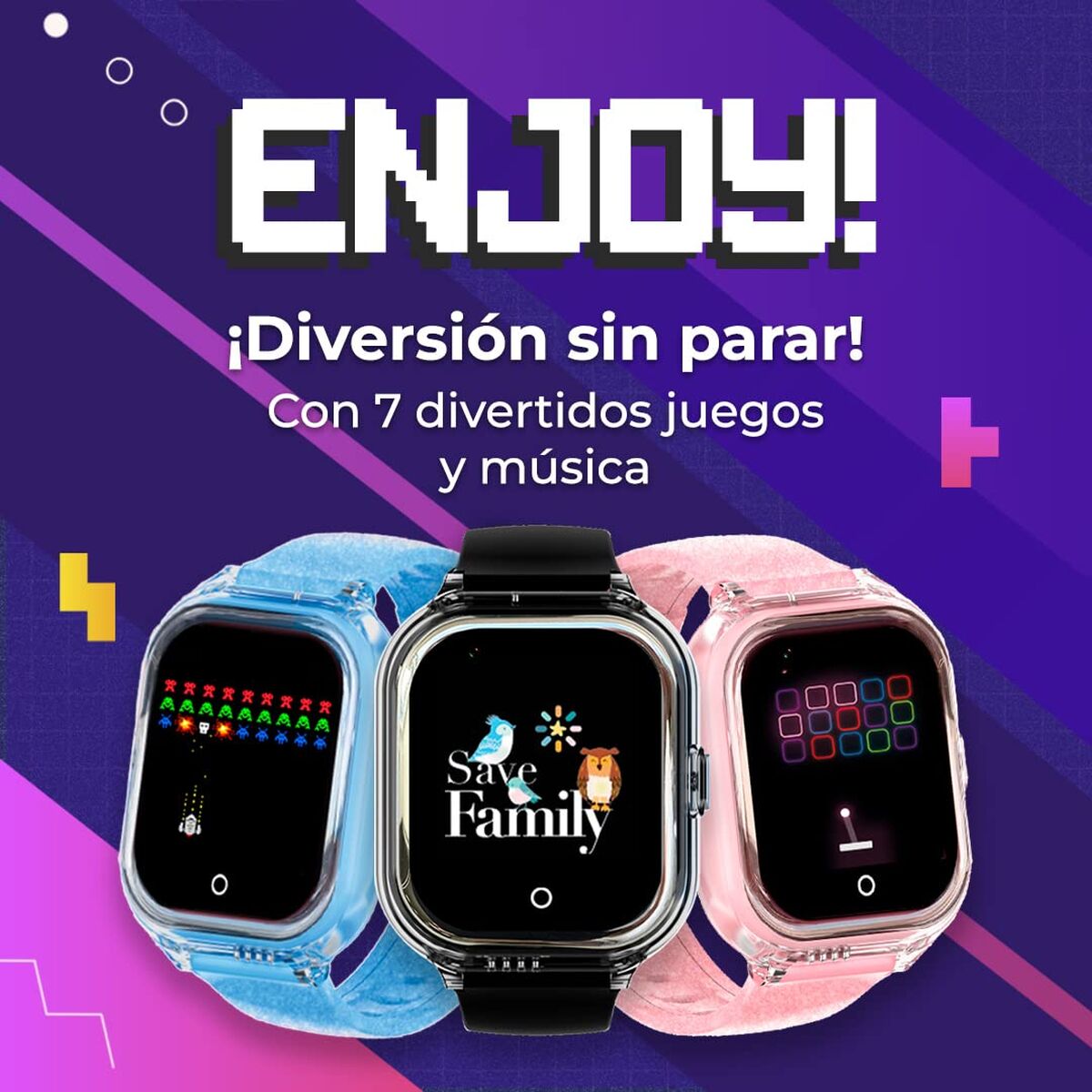 Picture of Smartwatch Save Family SF-RJOYR Pink 1,4"