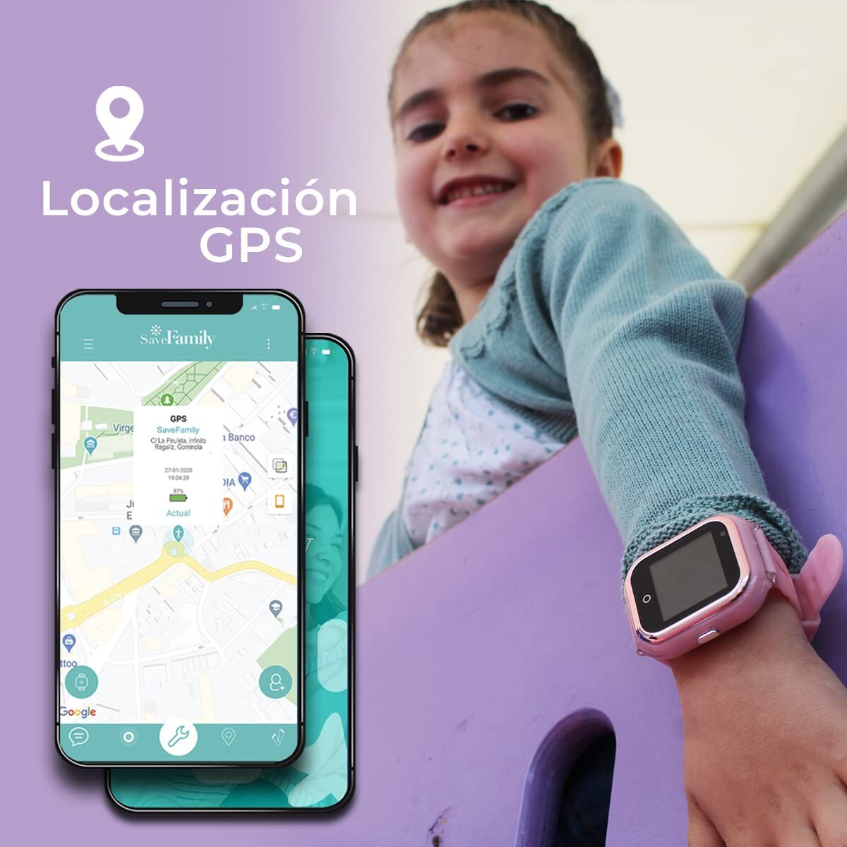 Smartwatch Save Family SF-RJOYR Pink 1,4"
