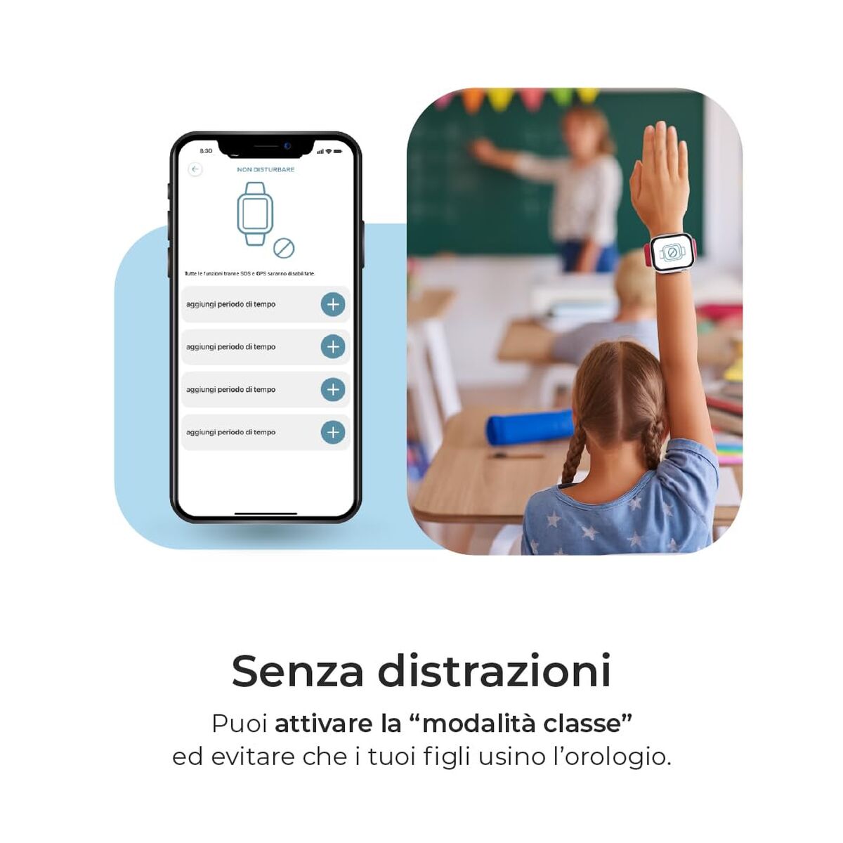 Bild von Smartwatch Save Family SW+B.CTF Violet Silver Raspberry