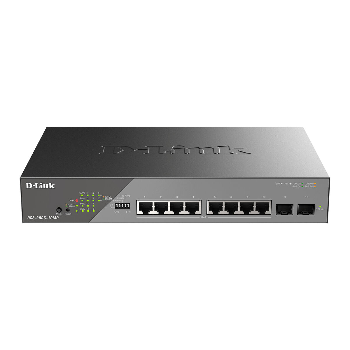 Διακόπτης D-Link DSS-200G-10MP/E