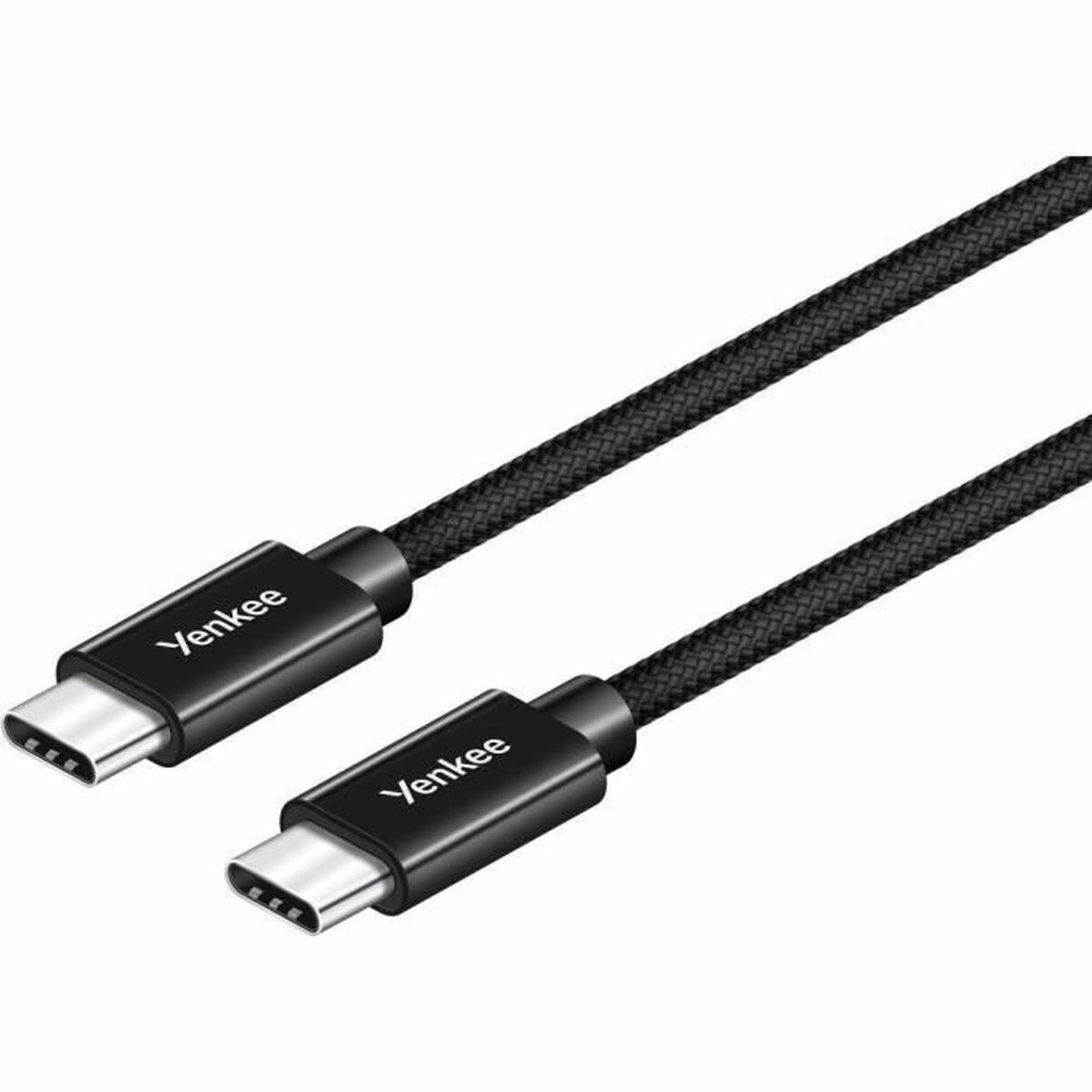 Καλώδιο USB-C Yenkee YCU C02 BK Μαύρο 0,2 m