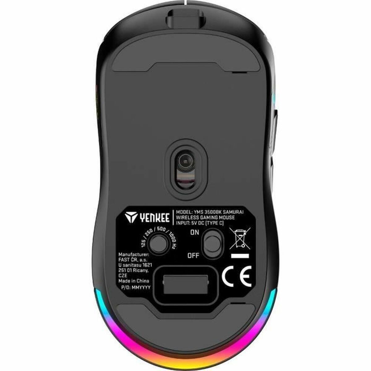 Afbeeldingen van Mouse Yenkee YMS 3500BK Black